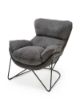 Obrazek Fotel wypoczynkowy Casen popielaty/czarny