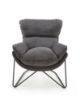 Obrazek Fotel wypoczynkowy Casen popielaty/czarny
