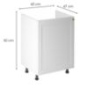 Obrazek Szafka kuchenna linea d60z-p white