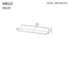 Obrazek Półka wisząca Melo ME10