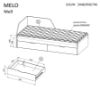 Obrazek Łóżko Melo ME9