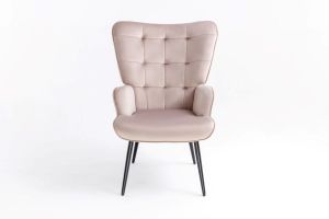 Obrazek Fotel z podnóżkiem Loki beż