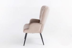 Obrazek Fotel z podnóżkiem Loki beż