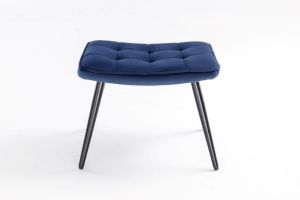 Obrazek Fotel z podnóżkiem Loki granatowy