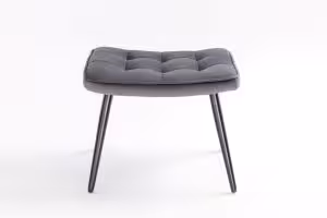 Obrazek Fotel z podnóżkiem Loki popielaty