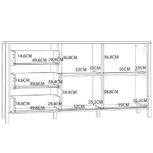 Obrazek Komoda Alanya JTNK233R-M635
