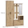 Obrazek Garderoba NIKO nikd01-d78 dąb artisan