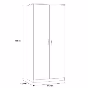 Obrazek Szafa NIKO niks80-d78 dąb artisan