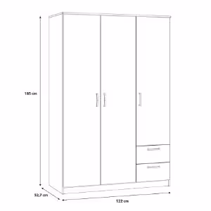 Obrazek Szafa NIKO niks84-d78 dąb artisan