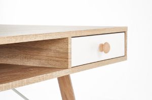 Obrazek Biurko Charlie dąb sonoma/biały