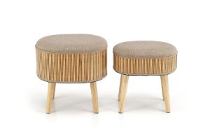 Obrazek Zestaw puf Megi beżowy