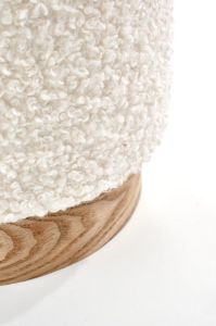 Obrazek Zestaw Puf Ola kremowy/naturalny