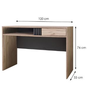 Obrazek Biurko AL9 dąb estana jasny/antracyt