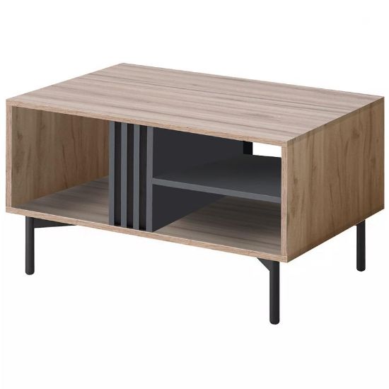 Obrazek Ława AL14 dąb estana jasny/antracyt