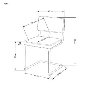 Obrazek Krzesło Bazyl musztardowy
