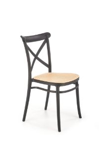 Obrazek Krzesło Odys czarny/brązowy