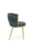 Obrazek Krzesło Dijon ciemny zielony/złoty