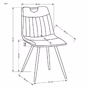 Obrazek Krzesło Derk czarny