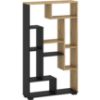 Obrazek Regał Solis 3 wotan/czarny 122.5X70.2X20.1