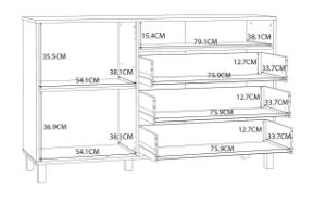 Obrazek Komoda L Kellis KQLK222L