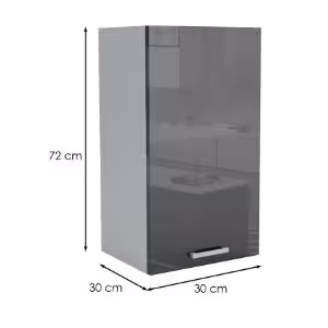 Obrazek Szafka kuchenna G1F 30 V-72 LUX czarny