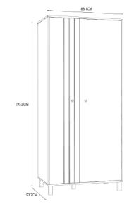 Obrazek Szafa L Kellis KQLS722L