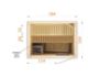 Obrazek Ławka do sauny PERHE 2015