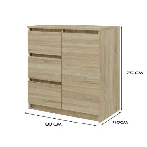 Obrazek Komoda Izydora 1 dąb sonoma