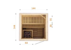 Obrazek Sauna PERHE 1515