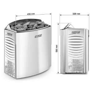 Obrazek Piec Harvia Vega 6kW ze sterownikiem zewnętrznym