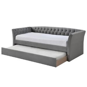 Obrazek Sofa Melo szara – z dwoma łóżkami