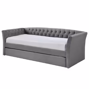 Obrazek Sofa Melo szara – z dwoma łóżkami
