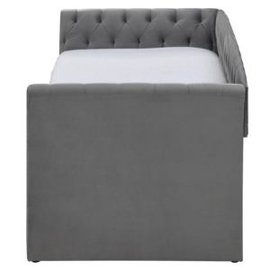 Obrazek Sofa Melo szara – z dwoma łóżkami