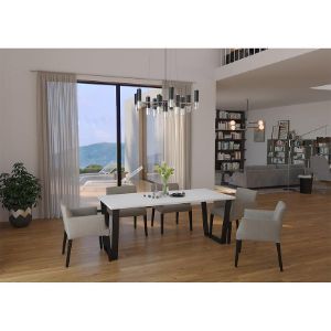 Obrazek Stół Cezar 185x67 – Biały