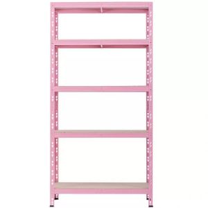 Obrazek Regał metalowy magazynowy RNDU30-5 różowy 180x90x30cm - 5 półek/175kg