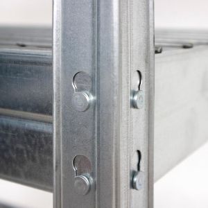 Obrazek Regał metalowy magazynowy RIMS300 EB38 180x90x45 cm – 4 półki/300 kg