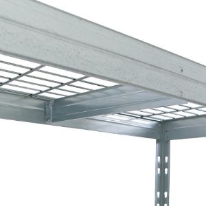 Obrazek Regał metalowy magazynowy RIMS300 EB38 180x90x45 cm – 4 półki/300 kg