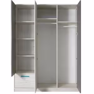 Obrazek Szafa Rest 145 cm popiel/dąb biały