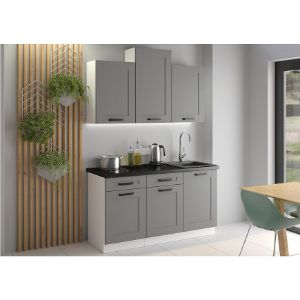 Obrazek  Szafka kuchenna Luna dustgrey/biały 60DP-210 2F 