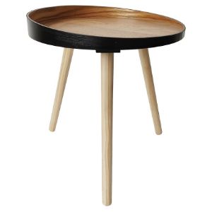 Obrazek Ława Elin czarny/dąb naturalny