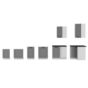 Obrazek Szafka kuchenna Luna dustgrey/biały 50GU-36 1F 