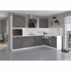 Obrazek Front kuchenny Luna dustgrey/biały 713x596 
