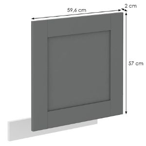 Obrazek Front kuchenny Luna dustgrey/biały 570x596 