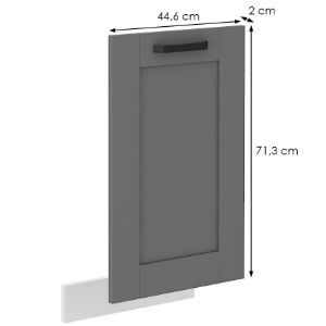 Obrazek Front kuchenny Luna dustgrey/biały 713x446 