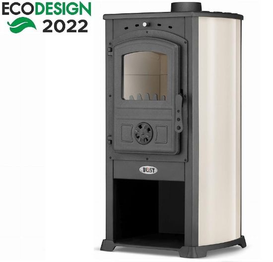 Obrazek Piec kominkowy ŻAR beżowy 7,5kW