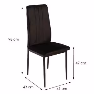 Obrazek Krzesło Boris czarne