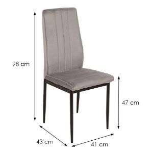 Obrazek Krzesło Boris szare