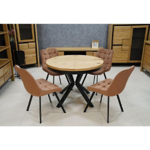 Obrazek Krzesło Simon brązowe