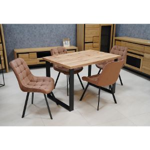 Obrazek Krzesło Simon brązowe