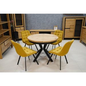 Obrazek Krzesło Simon musztardowe